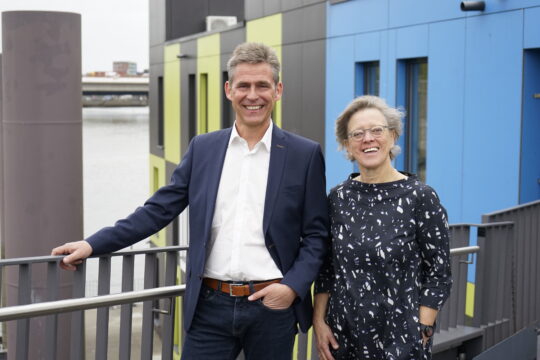 2023 Kay Gaetgens und Monika Thomas Erster Arbeitstag IBA Hamburg 4