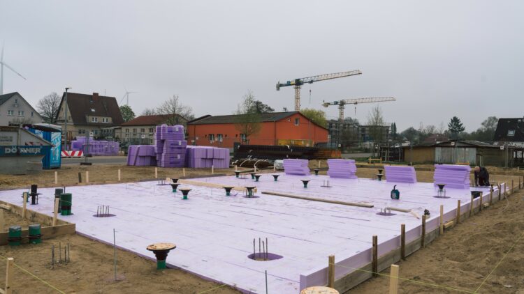 © Christoph Niemann Baustelle wird für das Fundament vorbereitet