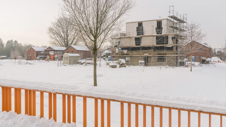 © IBA Hamburg / Martin Kunze Baustelle im Schnee