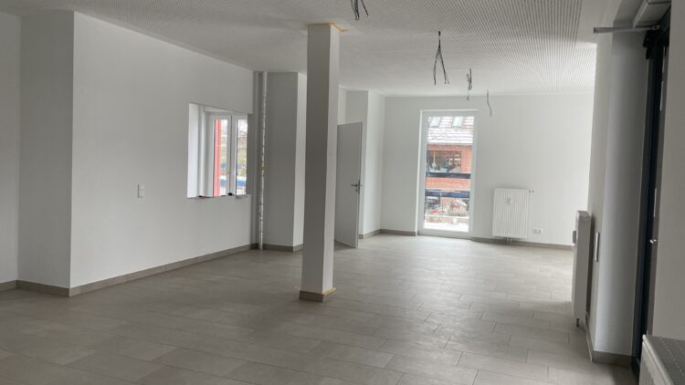 © IBA Hamburg Innenansicht der Gewerbeeinheit im Erdgeschoss