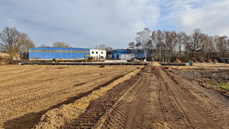 © IBA Hamburg Baustelle mit viel Sandfläche