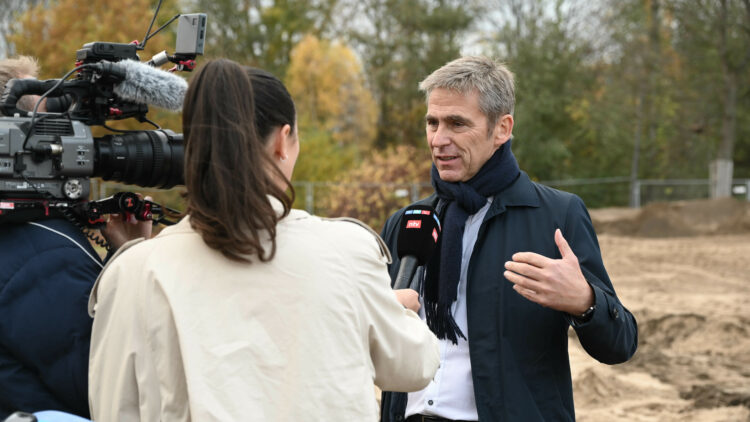 © IBA Hamburg / Andreas Fromm Kay Gätgens im TV-Interview