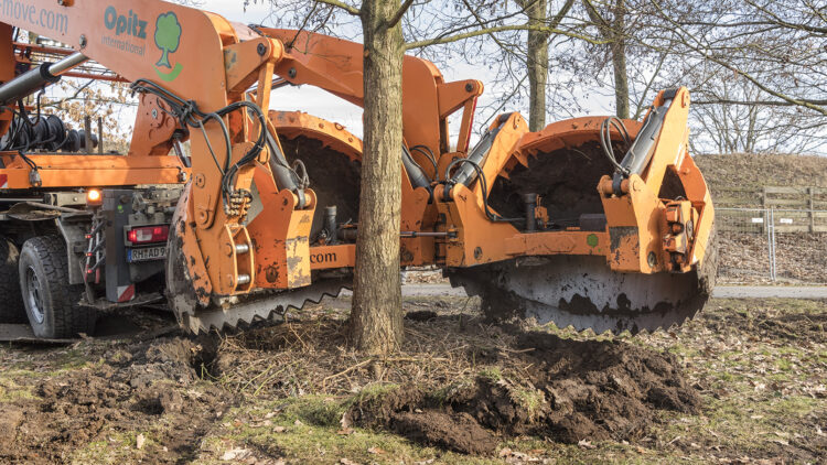 © IBA Hamburg / Martin Kunze Geöffnete Rundspatenmaschine