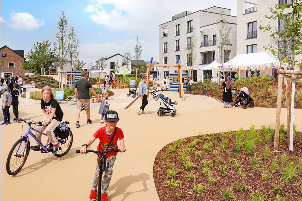 IBA Hamburg Andreas Bock Quartiersplatz Vogelkamp Neugraben