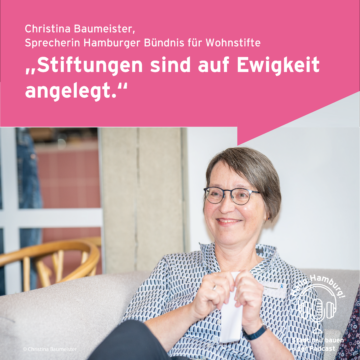 Portrait von Christina Baumeister mit Zitat