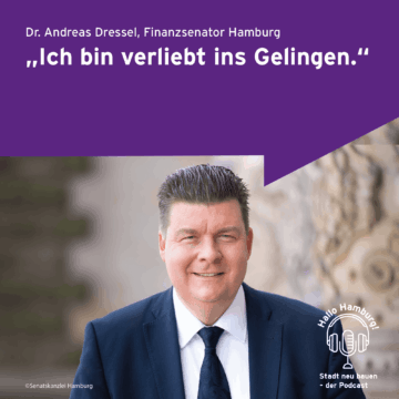 Portrait von Dr. Andreas Dressel mit Zitat