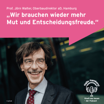 Portrait von Jörn Walter mit Zitat