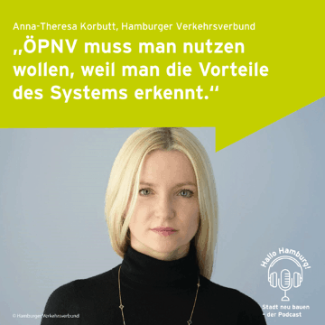 © Hamburger Verkehrsbund Podcastgast Anna-Theresa Korbutt vom Hamburger Verkehrsbund
