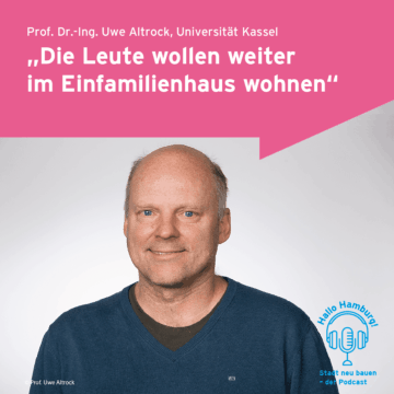 Portrait von Prof. Uwe Altrock mit Zitat