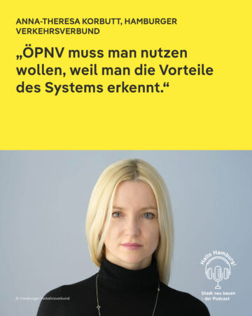 © Hamburger Verkehrsbund Podcastgast Anna-Theresa Korbutt vom Hamburger Verkehrsbund