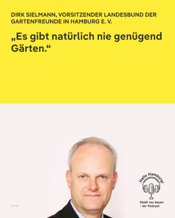 © LGH Podcastgast Dirk Sielmann vom Landesbund der Gartenfreunde Hamburg