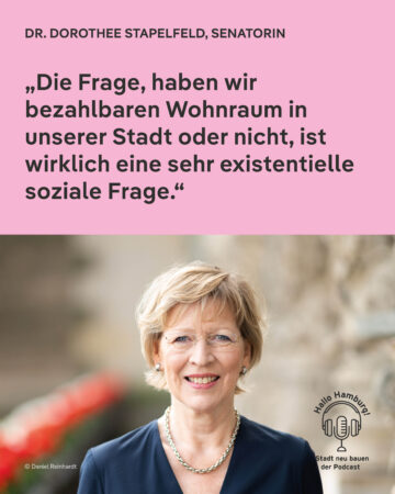 Portrait von Dorothee Stapelfeldt mit Zitat