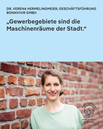 Portrait von Dr. Verena Hermelingmeier mit Zitat