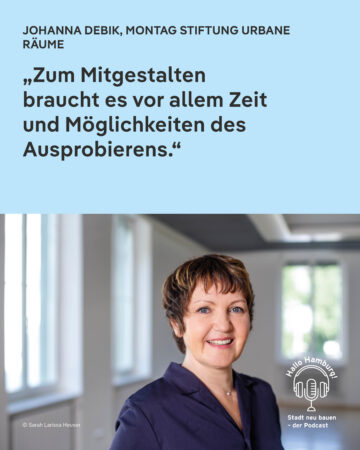 © Sarah Larissa Heuser Podcastgast Johanna Debik von der Montag-Stiftung Urbane Räume