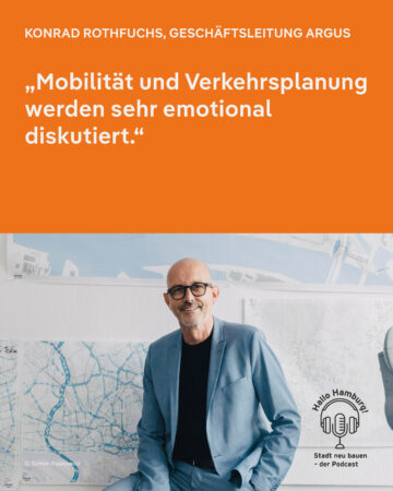 Portrait von Konrad Rothfuchs mit Zitat
