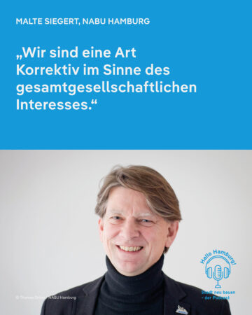 © Thomas Dröse / NABU Hamburg Podcastgast Malte Siegert vom NABU Hamburg