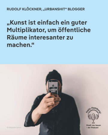 Portrait Rudolf Klöckner mit Zitat