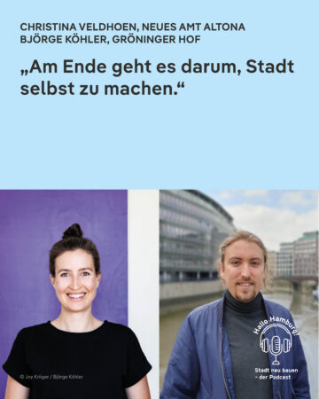 Collage der Portraits von Christina Veldhoen und Björge Köhler mit Zitat