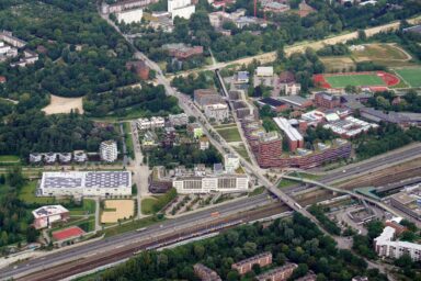 Luftbild Wilhelmsburger Rathausviertel 2023