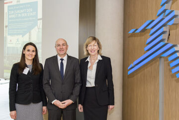 © IBA Hamburg / Bente Stachowske IBA Mitarbeiter:innen bei der Fachtagung "Zur Zukunft der Arbeit in der Stadt"