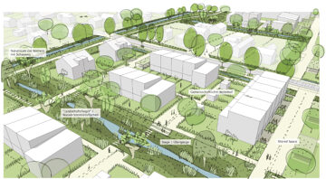© IBA Hamburg GmbH / LRW Architekten, Hamburg Skizze von Wohn- und Arbeitsflächen in Georgswerder