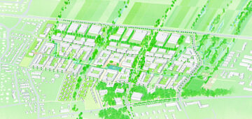 © IBA Hamburg / KCAP / Kunst+Herbert Skizze des Blau-Grünen-Bands in den Fischbeker Reethen