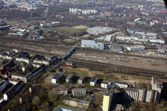 Dratelnstraße Luftbilder IBA Hamburg aeroverde Jochen Knobloch