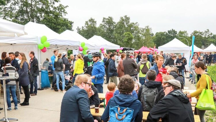© IBA Hamburg / Andreas Bock Baustellenfest im Fischbeker Heidbrook