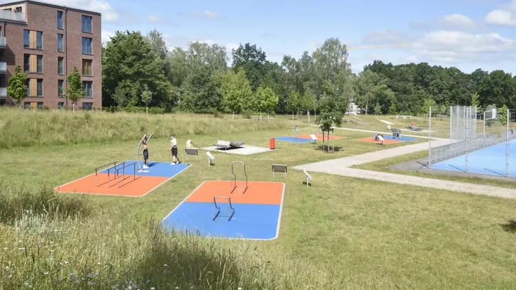 © IBA Hamburg / Martin Kunze Sportflächen im Fischbeker Heidbrook