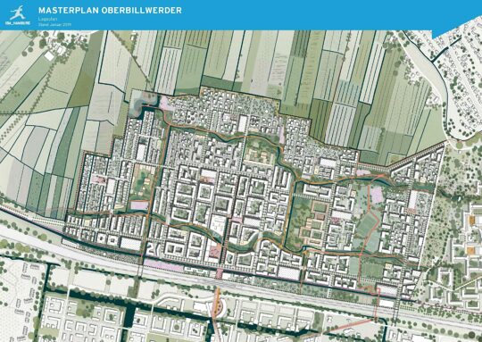 Masterplan Oberbillwerder Lageplan web