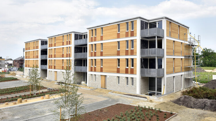 © IBA Hamburg GmbH / Martin Kunze Baustelle von Mehrfamilienhäusern in Vogelkamp Neugraben