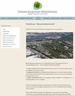 Webseite perspektiven spreehafenviertel