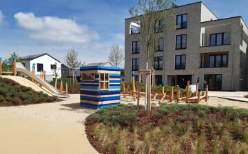 © IBA Hamburg / Lena Willems Quartiersplatz in Vogelkamp Neugraben