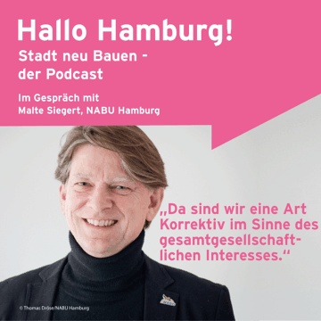 © Thomas Dröse / NABU Hamburg Podcastgast Malte Siegert vom NABU Hamburg