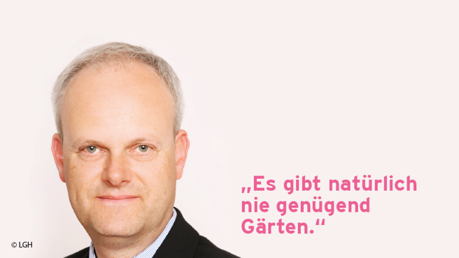 © LGH Podcastgast Dirk Sielmann vom Landesbund der Gartenfreunde Hamburg